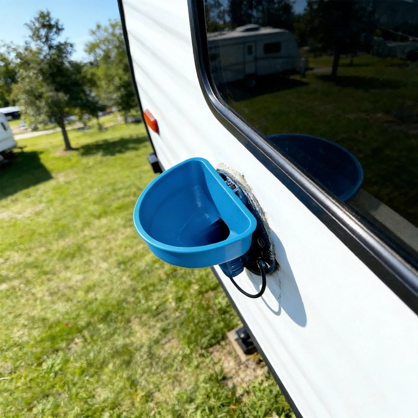 RV Water Tank Filling Funnel – Anti-Spill Wide Mouth 10-Inch RV Tank Funnel Peaceful Pleasures Health and Wellness
