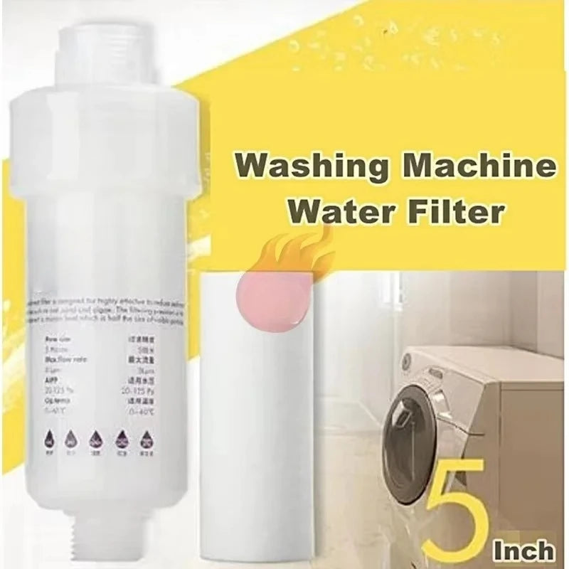 5'' PRE Water Filter Cartridge Washing Machine Filter Water Filter Replacements for Toilet Shower Water Heater Pre-filter Peaceful Pleasures Health and Wellness