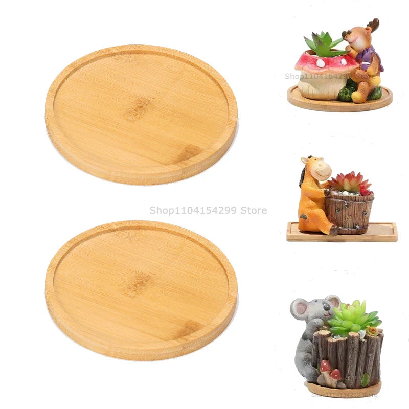 Bamboo Storage Tray Set – Bathroom, Kitchen & Jewelry Organizer