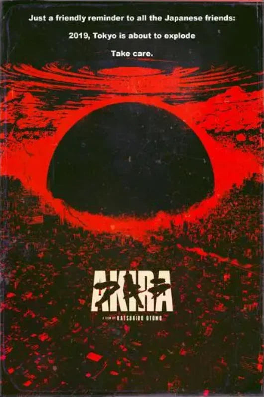 Akira Anime Retro HD Canvas Wall Art Poster | Japan Print