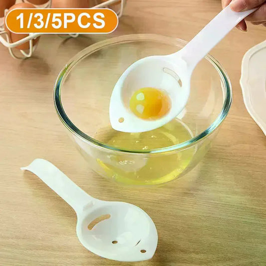 Extended Handle Egg White & Yolk Separator | Kitchen Strainer Egg Separator Tool Peaceful Pleasures Health and Wellness