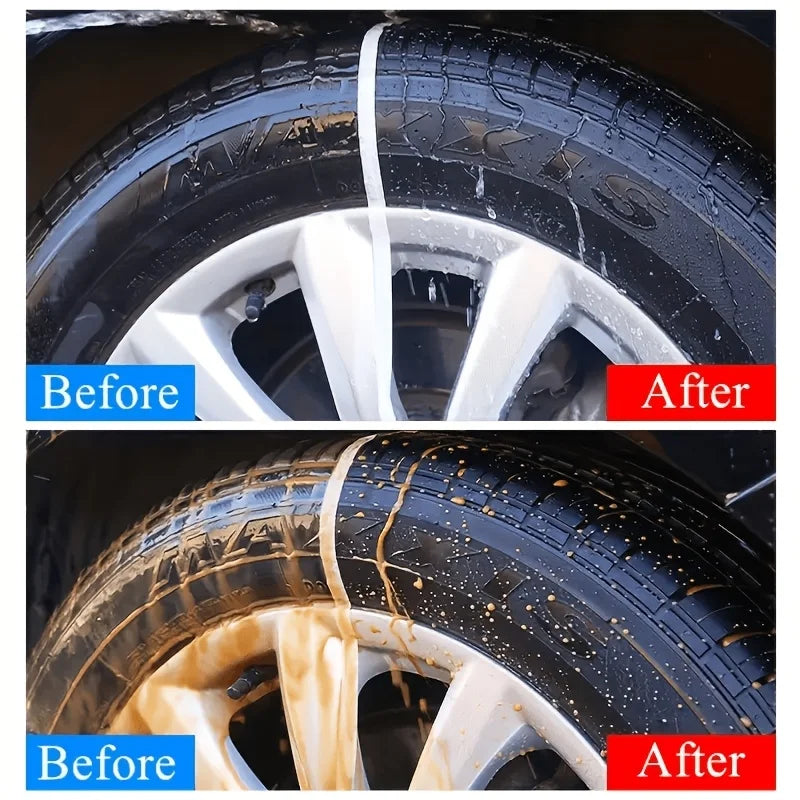 Black Gloss Tire Coating Paste – Tire Shine Wax & Brightener