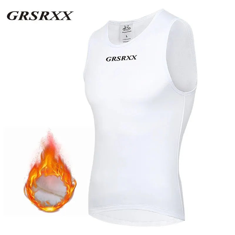 Winter Fleece Cycling Vest – Thermal Base Layer Men & Women