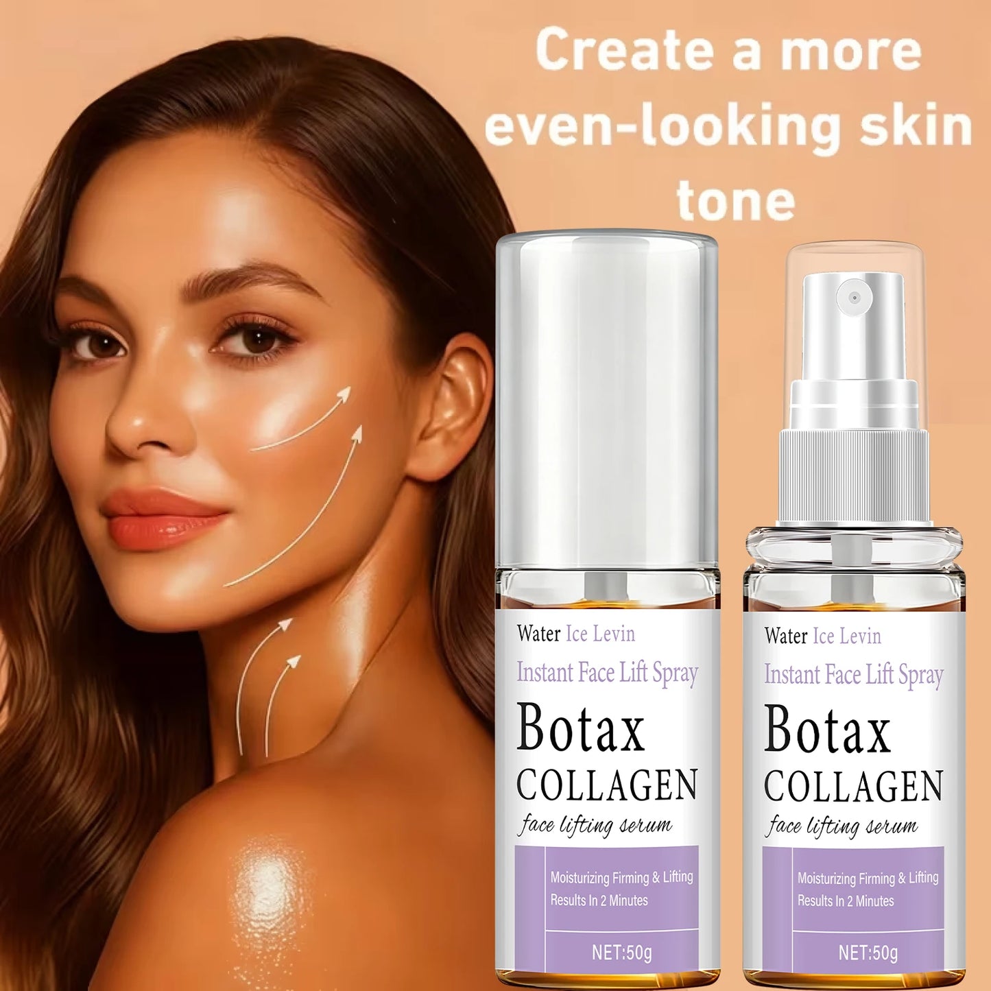 Instant Face Lift Spray – Collagen & Hyaluronic Acid Serum