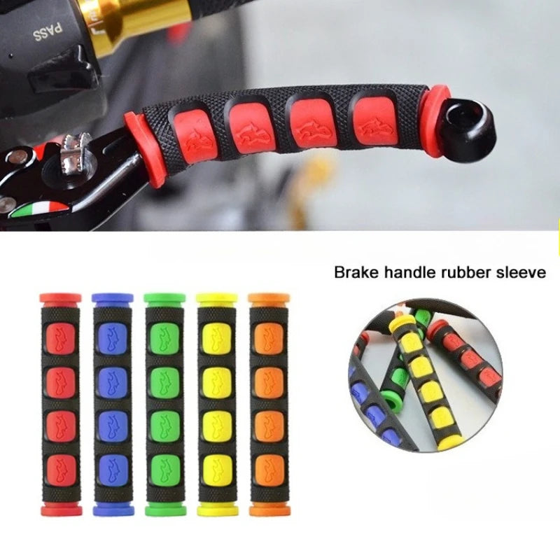 Motorcycle Rubber Handle Grip Cover – Anti-Slip Clutch & Gear