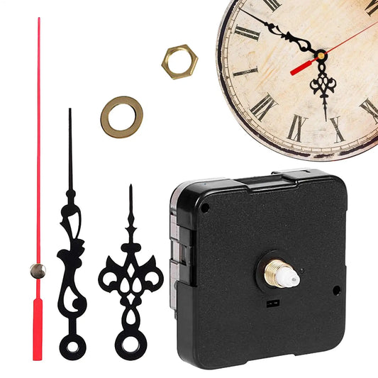 Silent Wall Clock Movement Replacement Kit with Hands & Motor Clock Movement Kit Peaceful Pleasures Health and Wellness Default Title