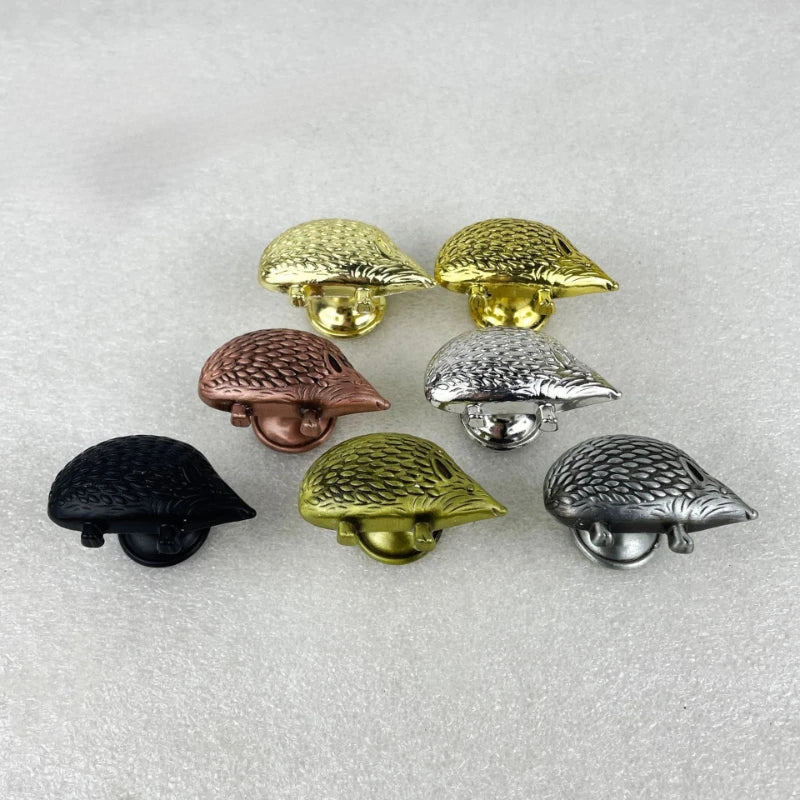 10-Pack Hedgehog Cabinet Knobs – Cute Zinc Alloy Drawer Handles