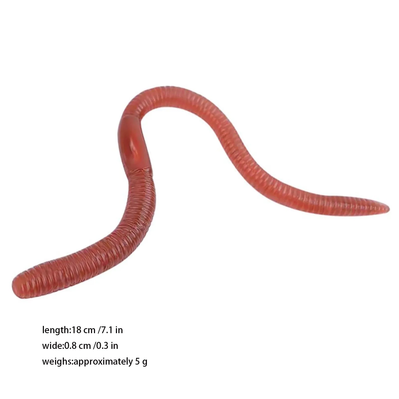 1bag/10pcs Predator Soft Lures Sea Fishing 18cm Silicone Earthworm Worm Wobbler Fake Baits Carp Trout Bass Fishing Peaceful Pleasures Health and Wellness