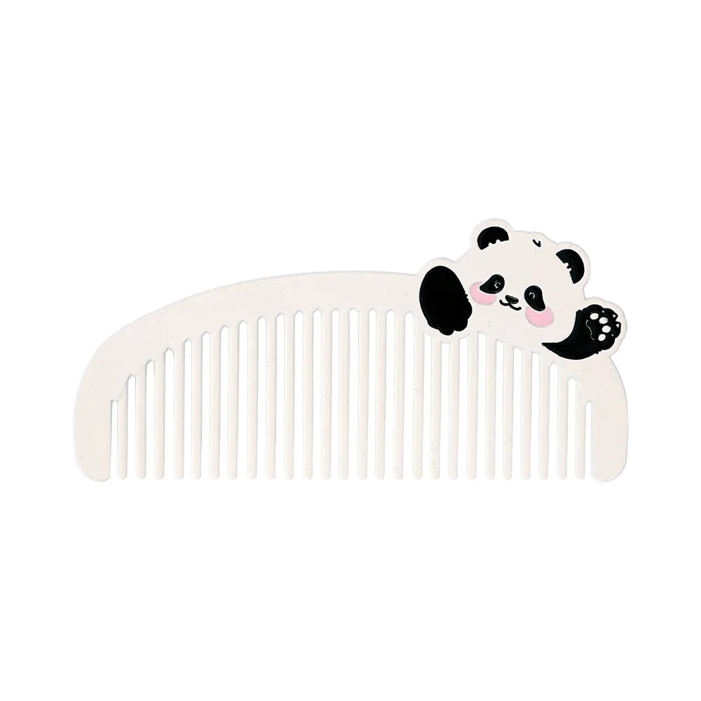 Cute Panda Wide Tooth Pocket Comb – Portable Travel Comb