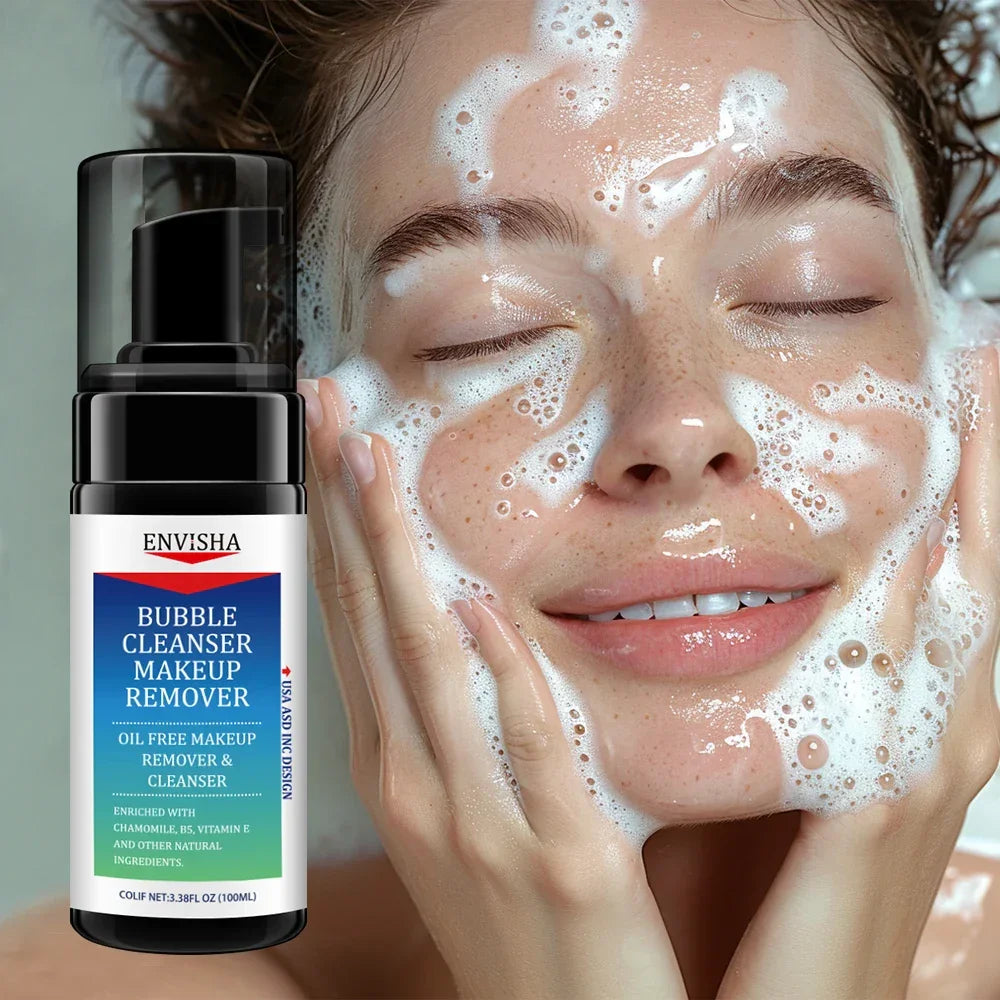 ENVISHA Foaming Makeup Remover & Facial Cleanser 100ml Facial Cleanser Peaceful Pleasures Health and Wellness