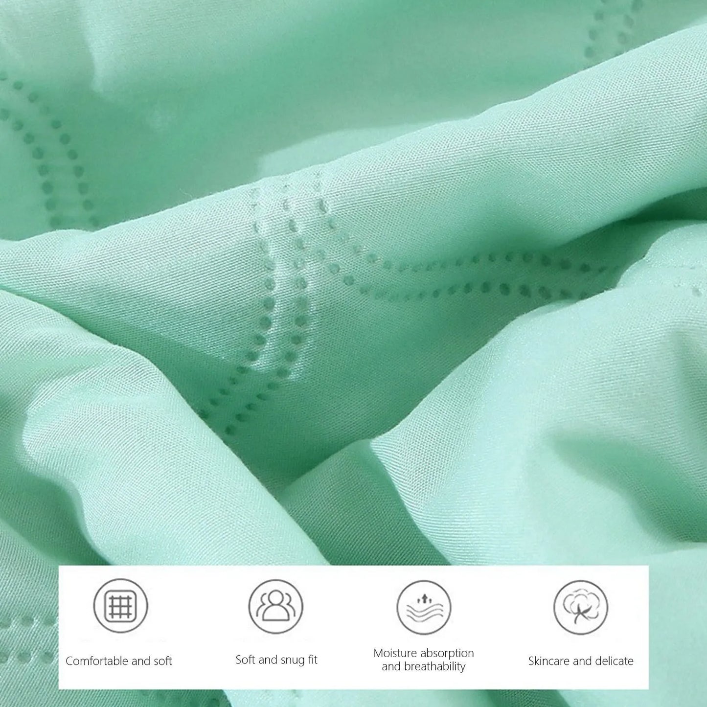 New Double Sided Cooling Blanket Cold Effect Skin-Friendly Conditioning Quilt Spring Summer Breathable Cooler Quilt Peaceful Pleasures Health and Wellness
