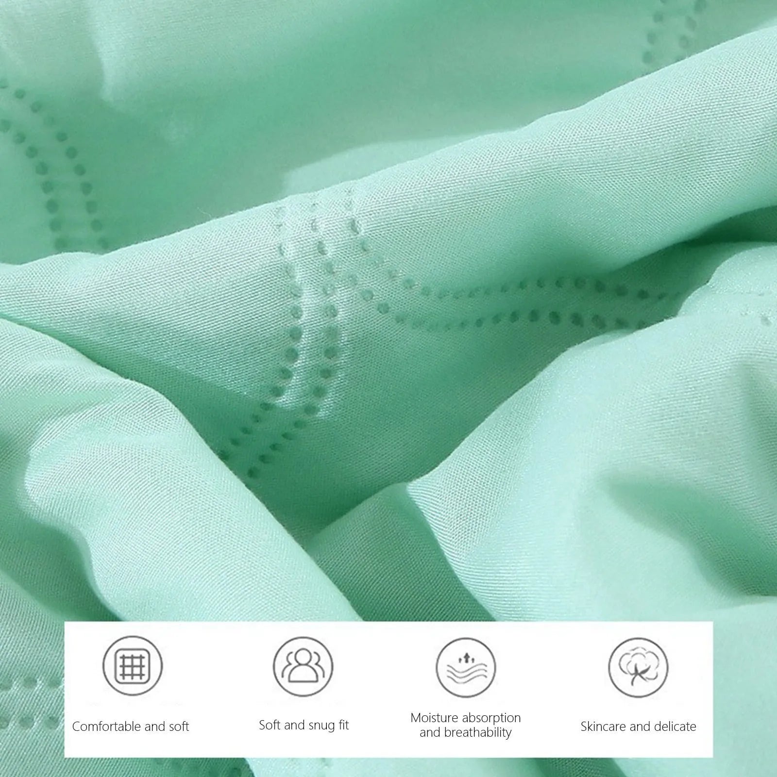 New Double Sided Cooling Blanket Cold Effect Skin-Friendly Conditioning Quilt Spring Summer Breathable Cooler Quilt Peaceful Pleasures Health and Wellness