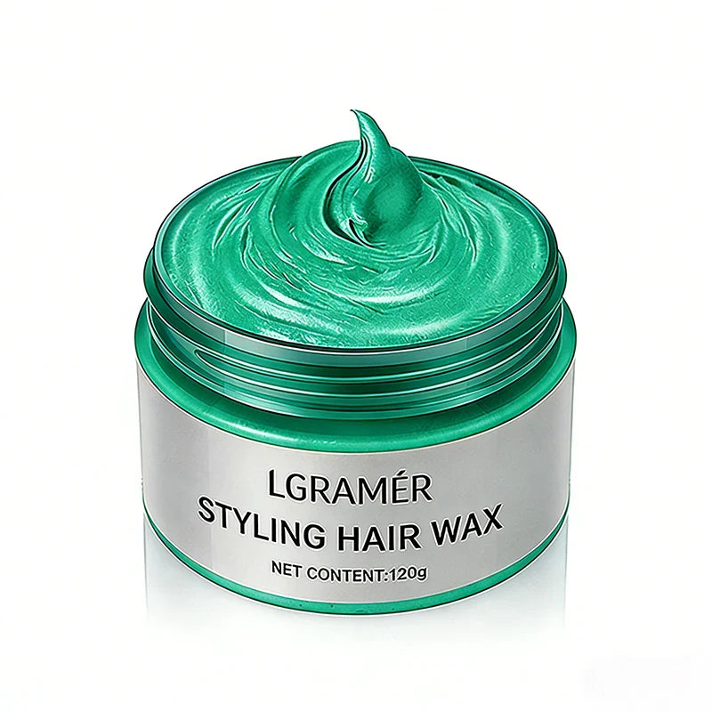 Temporary Hair Color Wax – 9 Shades | Silver Gray, Wine Red & More