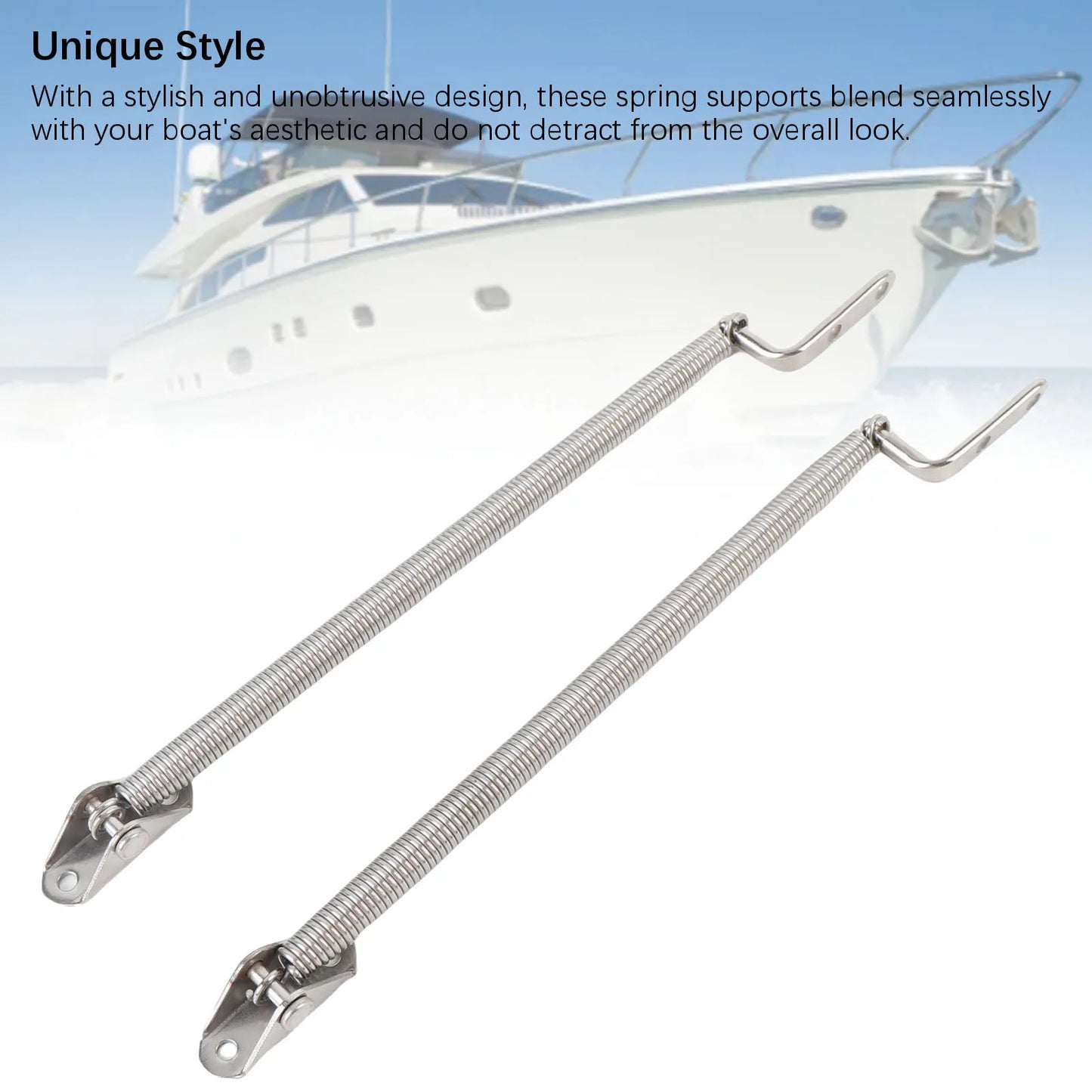 Boat Hatch Spring Support 190mm Stainless Steel – 2 Pack