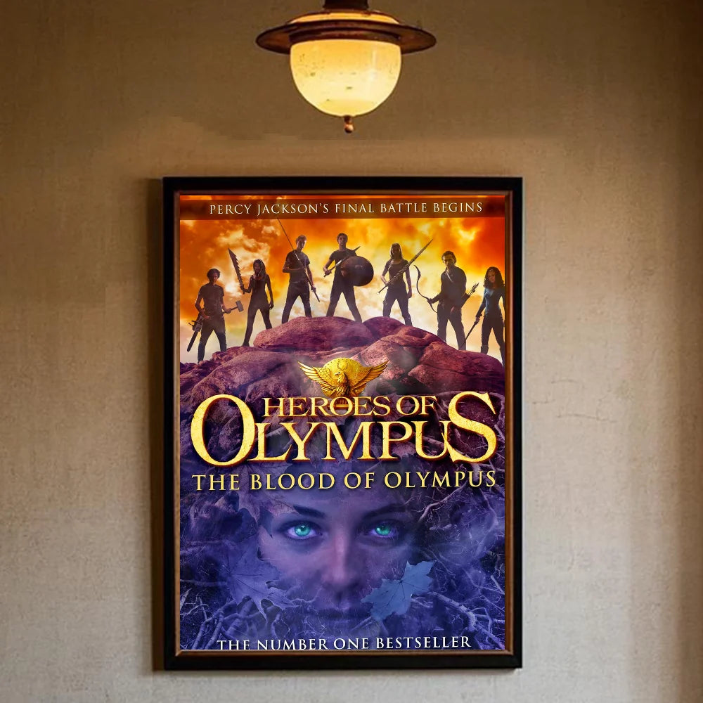 Percy Jackson & The Olympians HD Wall Poster – Waterproof PVC Wall Art Poster Peaceful Pleasures Health and Wellness z23 50X70cmNoframe