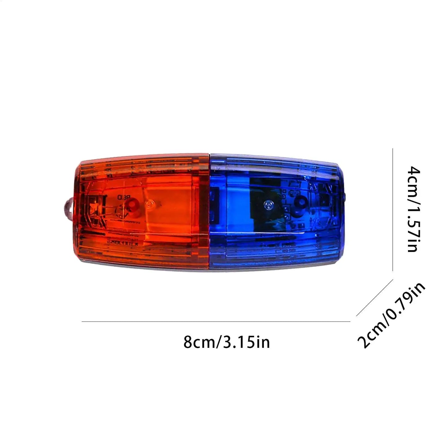 LED Shoulder Warning Strobe Light | USB Rechargeable Safety Clip