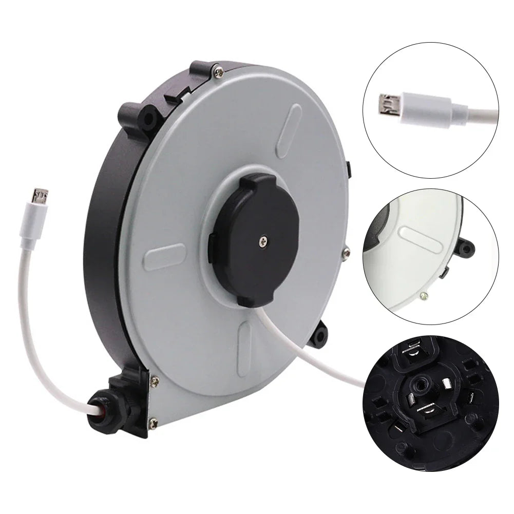 Retractable Power Cord Reel 220V 1.8m – Camping & Outdoor
