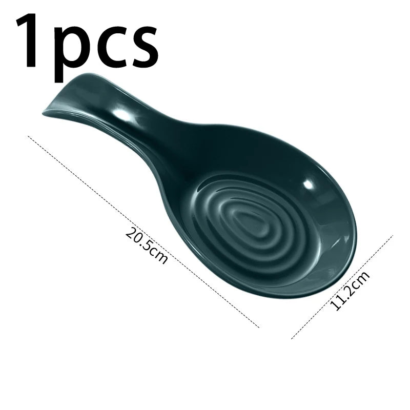 Large Ceramic Spoon Rest | Heat-Resistant, Dishwasher Safe