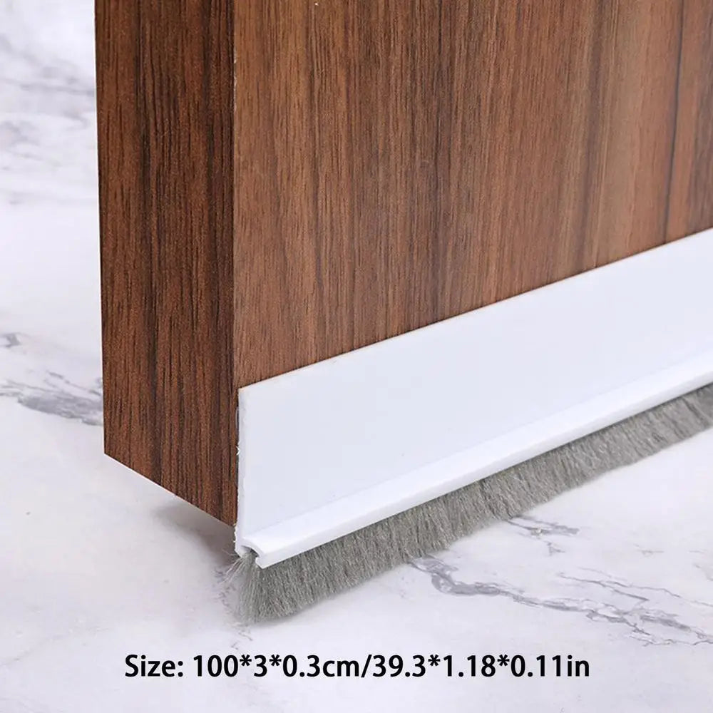 Door Weather Stripping Soundproof Draft Stopper Window Seal Strip Draft Blocker Noise Reduction Weather Stripping Window Sealer Peaceful Pleasures Health and Wellness White 3cmx1m China Mainland
