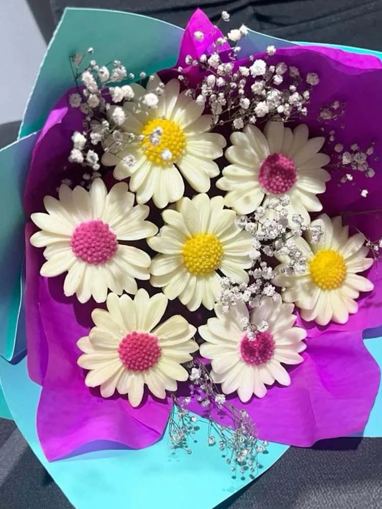 Daisy Silicone Candle Mold – DIY Flower Candle Making