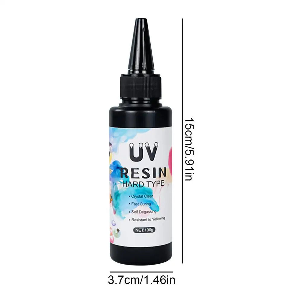 UV Resin Glue – Crystal Clear Fast-Curing Epoxy for Jewelry