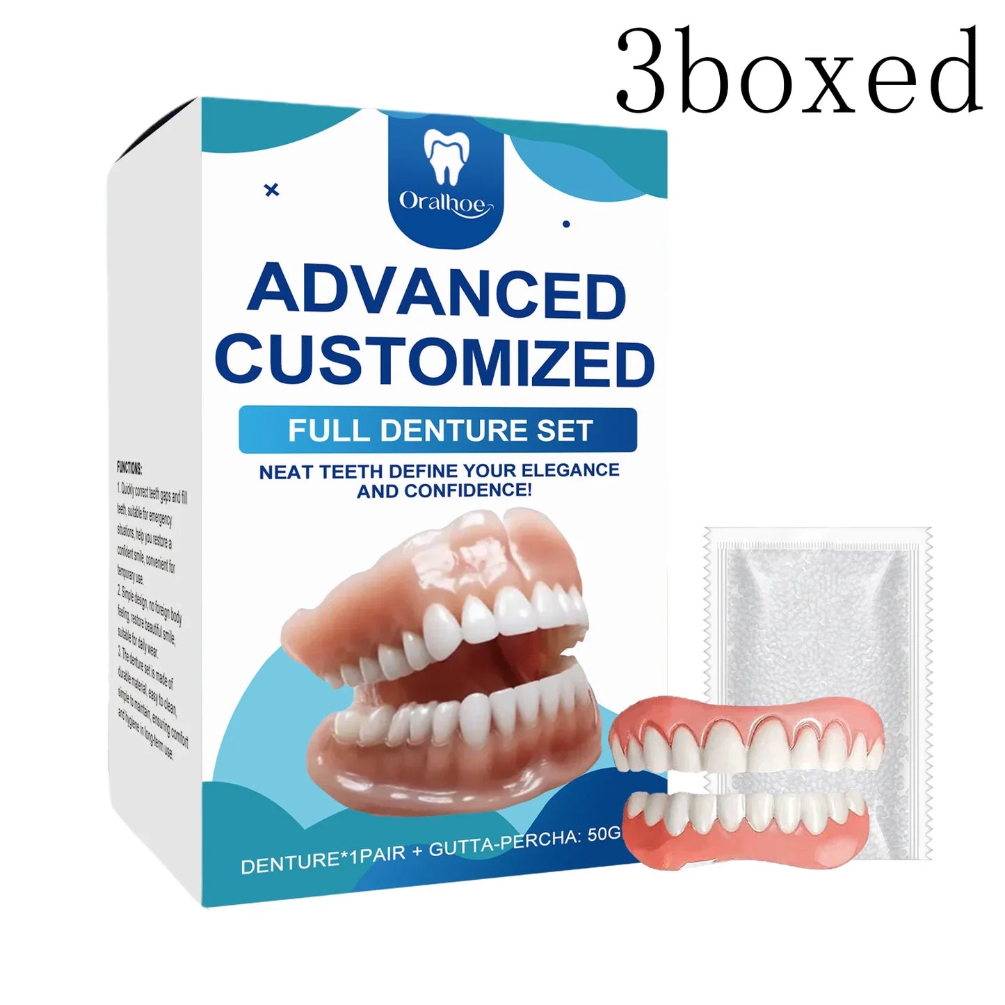 Dental Cosmetic Set – Tooth Gap Filler & Denture Care Kit