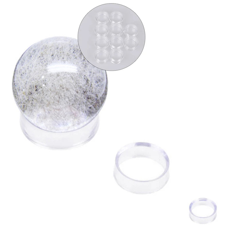 Acrylic Crystal Ball Display Stand | Clear Sphere Holder Base Display Stand Peaceful Pleasures Health and Wellness