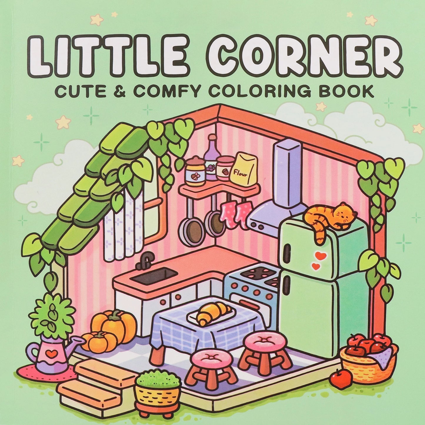 Coloring Book Adults Teens Halloween Theme Featuring Adorable Creepy