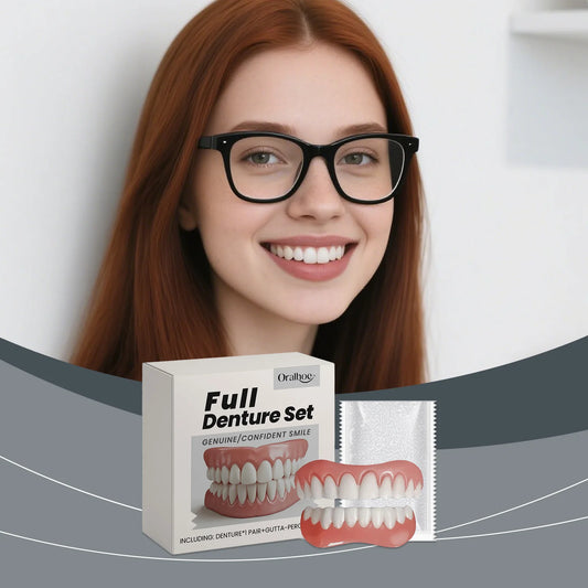 Silicone Full Denture Reline Kit – Upper & Lower False Teeth