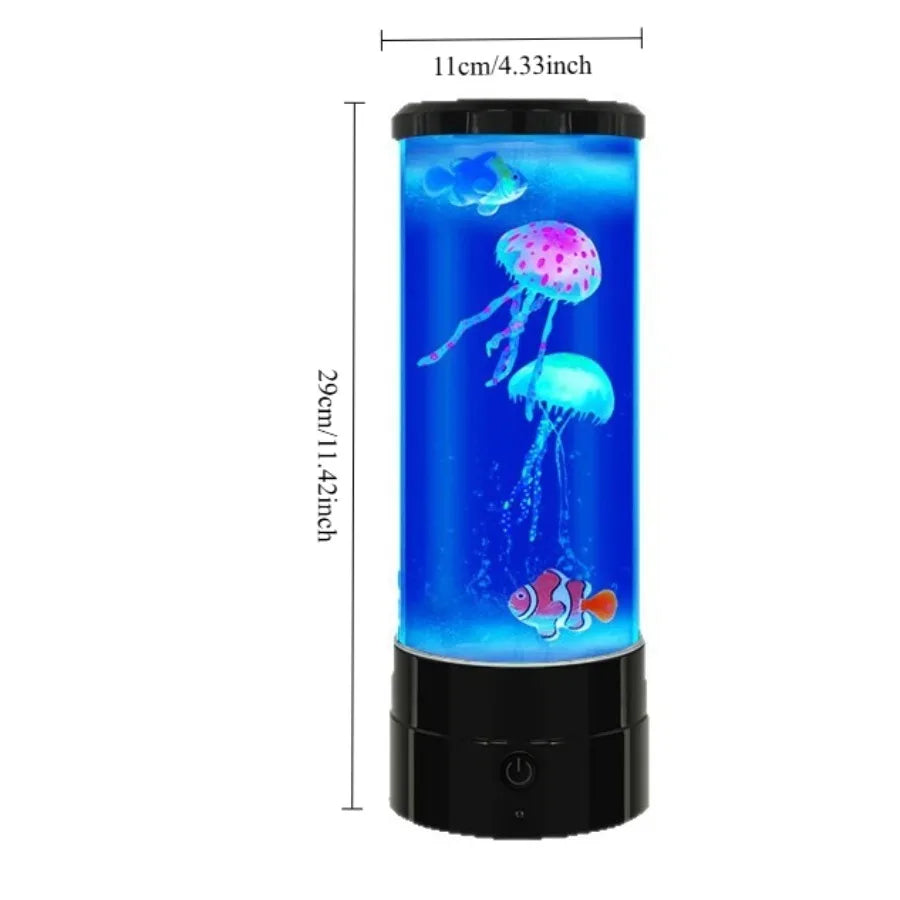Colorful Jellyfish LED Night Light | USB Atmosphere Bedroom Lamp