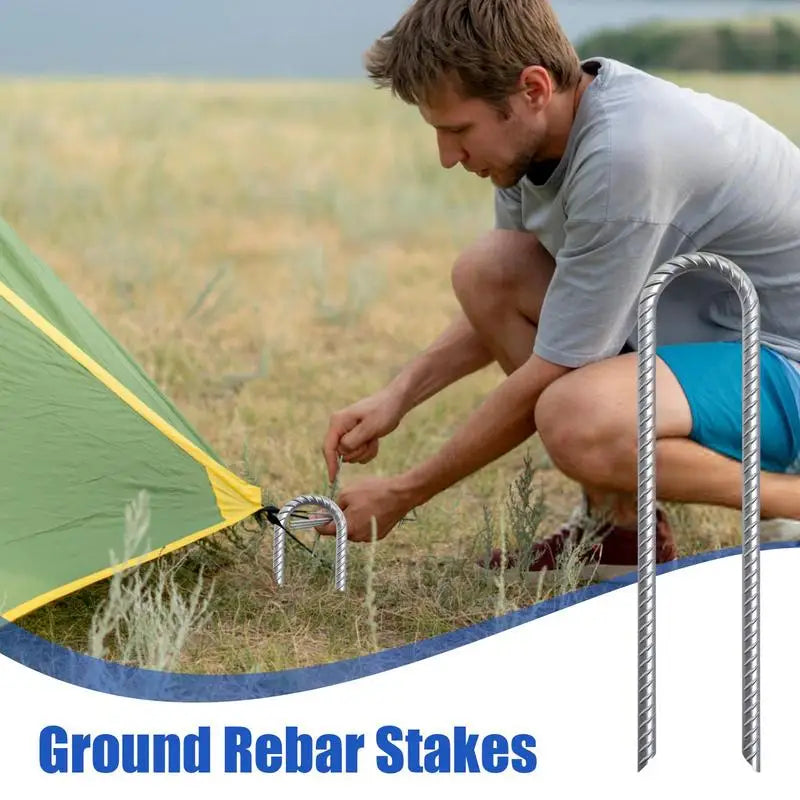 Ground Anchors For Tents 12-inch Tent Stakes With Chisel Point End 2 Inches Diameter 6X Chain Link Fence Anchors For Landscape Peaceful Pleasures Health and Wellness