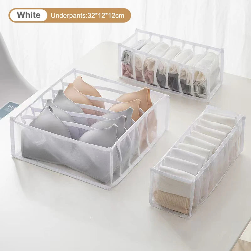 Folding Fabric Drawer Storage Box – Underwear & Socks
