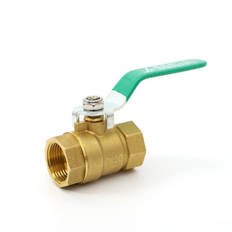 Brass Mini Ball Valve 1/2" 3/4" 1" BSP – Water Gas Oil Shut Off