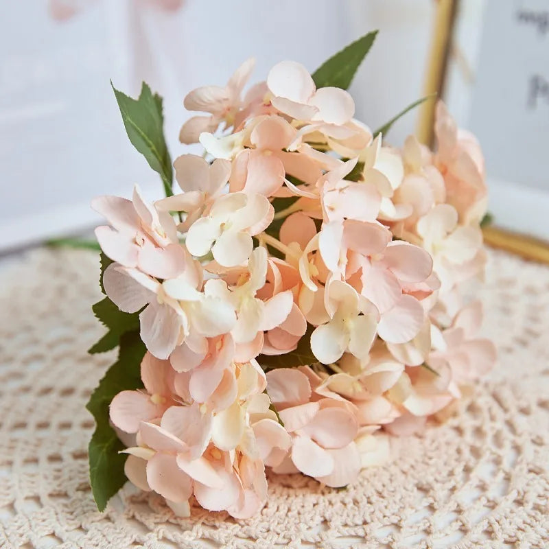 Silk Hydrangea Artificial Bouquet | Wedding & Home Décor