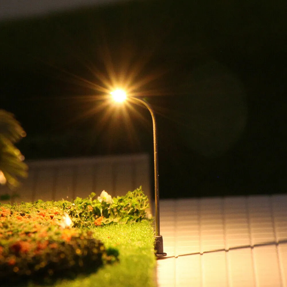 1 87 H0 Scenery Scale Wall Lamps 3V LED Z Gauge Street Light Rail