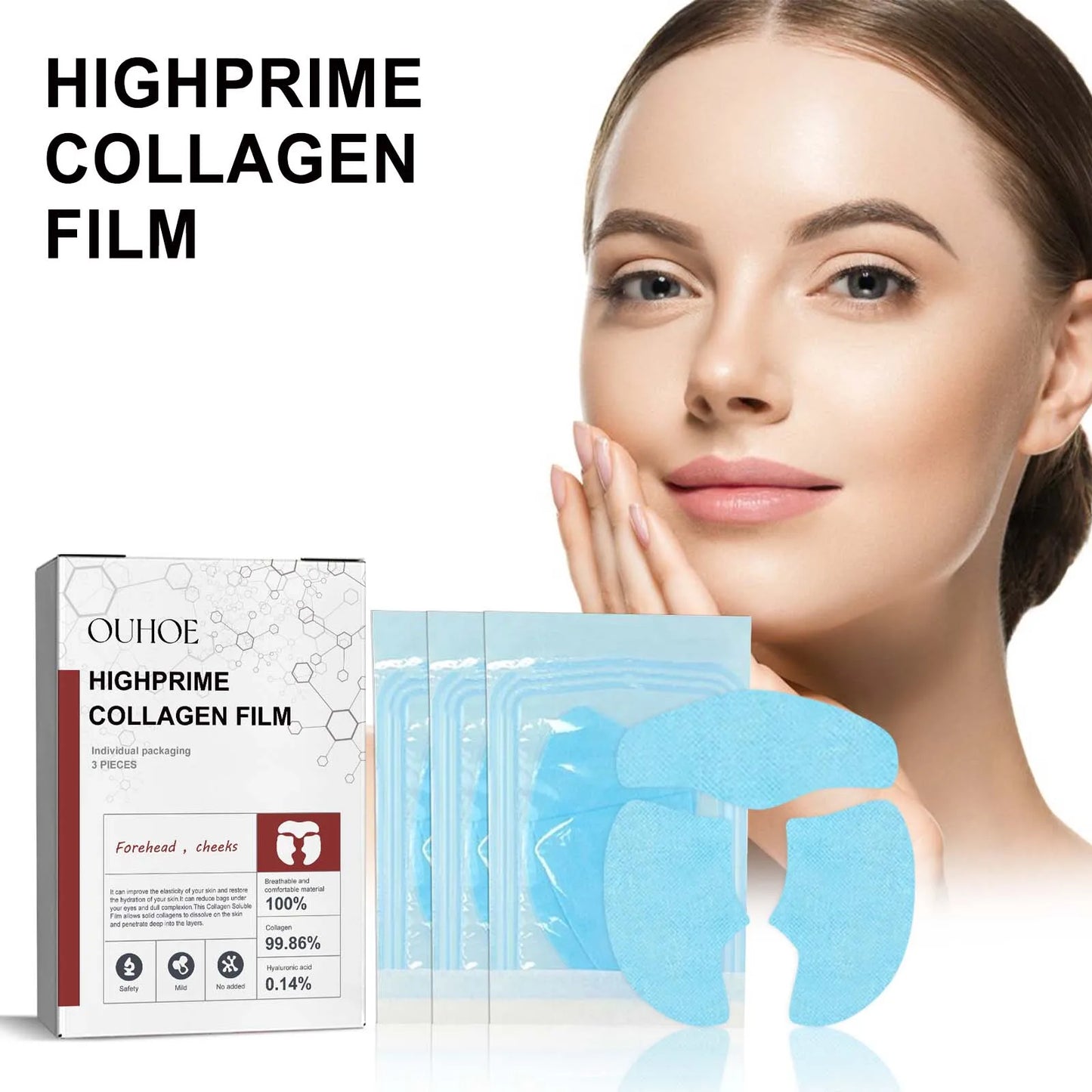 Collagen Membrane Facial Mask – Anti-Aging Wrinkle Patches Peaceful Pleasures Health and Wellness