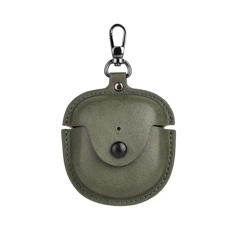 Leather Case for Bose QuietComfort Earbuds 2 + Carabiner