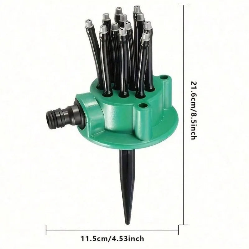 1pc Irrigation Sprinkler Lawn Sprinkler Multi Head Watering Nozzle Gardening Tool Garden Sprinkler System Peaceful Pleasures Health and Wellness