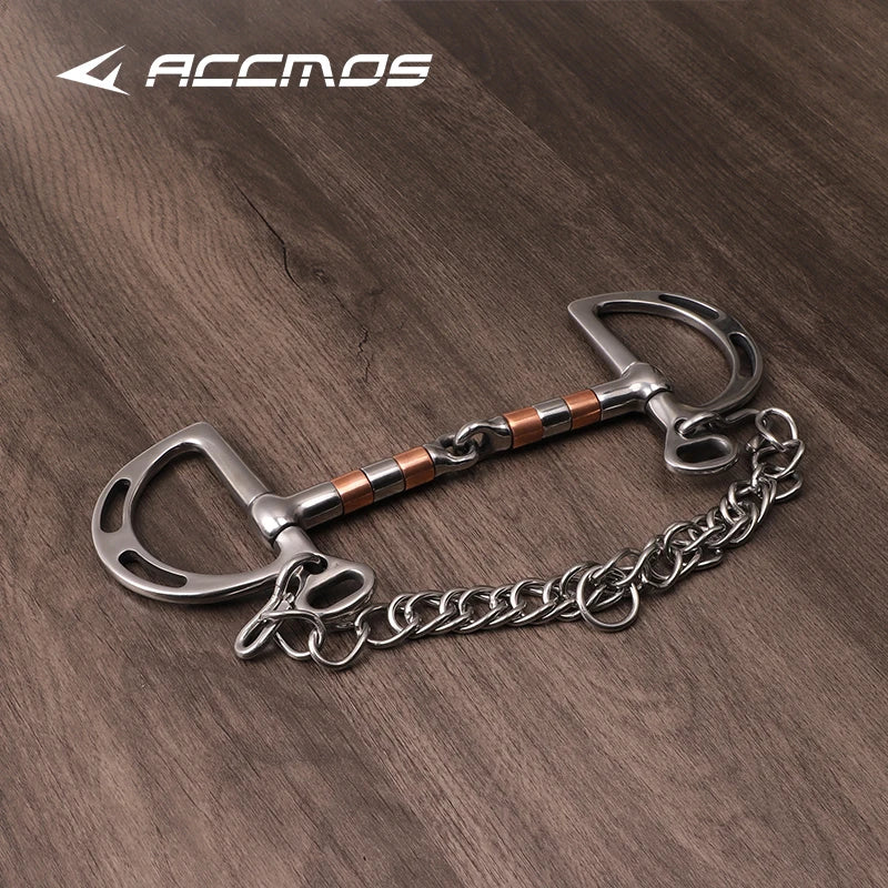 Equestrian Horse Mouth Bit Snaffle Gag Bite Training Riding Harness