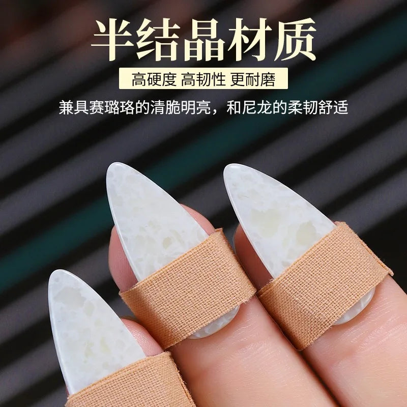 Guzheng Nails Semi-crystalline Students Beginners Adults Grading