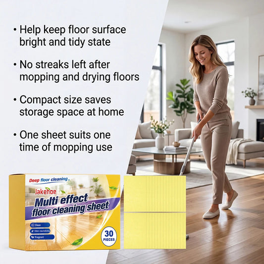 Floor Cleaning Sheet,Household Floor Cleaning Concentrate Sheets,Efficient Stain Removal Multifunctional Floor Cleaning Sheet Peaceful Pleasures Health and Wellness