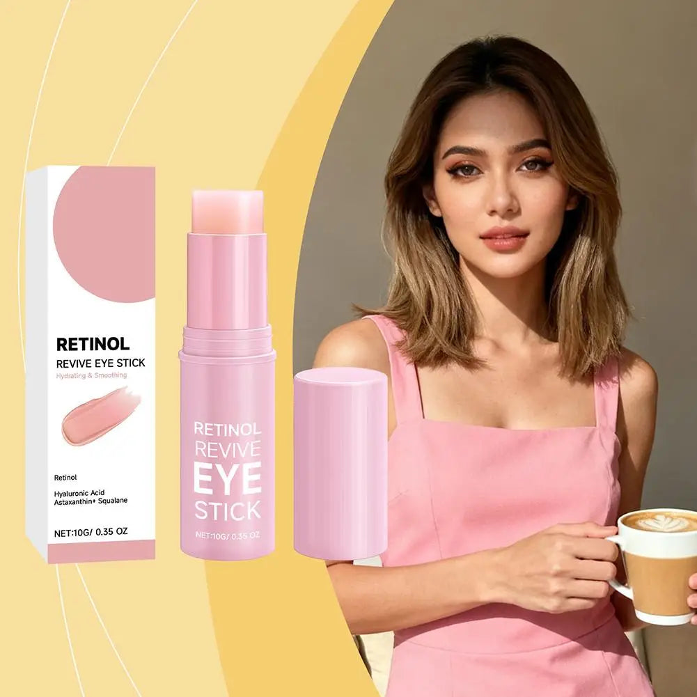 Retinol Eye Stick Firming Lifting Skin Care Soft Smooth Elimination Dark Circles Deep Hydrating Hyaluronic Acid Eye Cream Peaceful Pleasures Health and Wellness