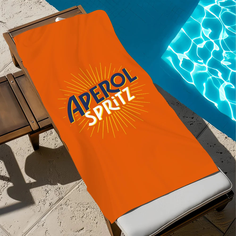 Orange Quick-Dry Beach Towel | Soft Pool & Travel Towel