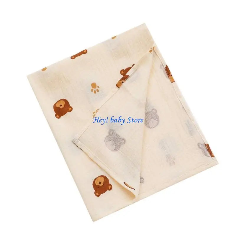 Cotton Muslin Swaddle Blanket – Soft, Lightweight Baby Wrap