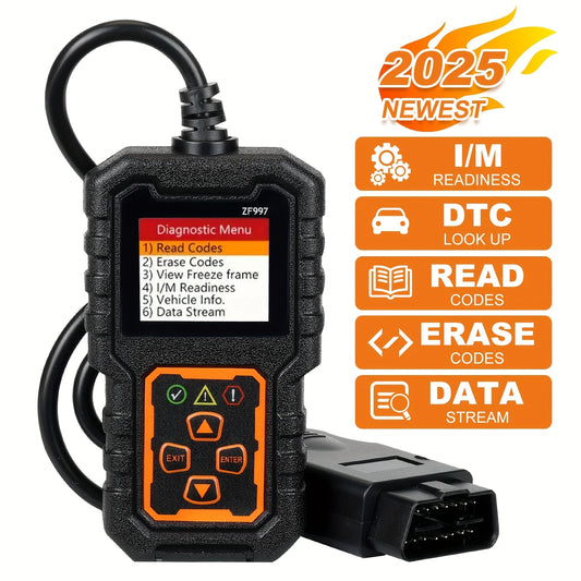 Zf997 Obd2 Car Scanner - Engine Fault Diagnosis Tool, USB Powered, Compatible with All Vehicles from 1996 Onwards, up to 36V Peaceful Pleasures Health and Wellness