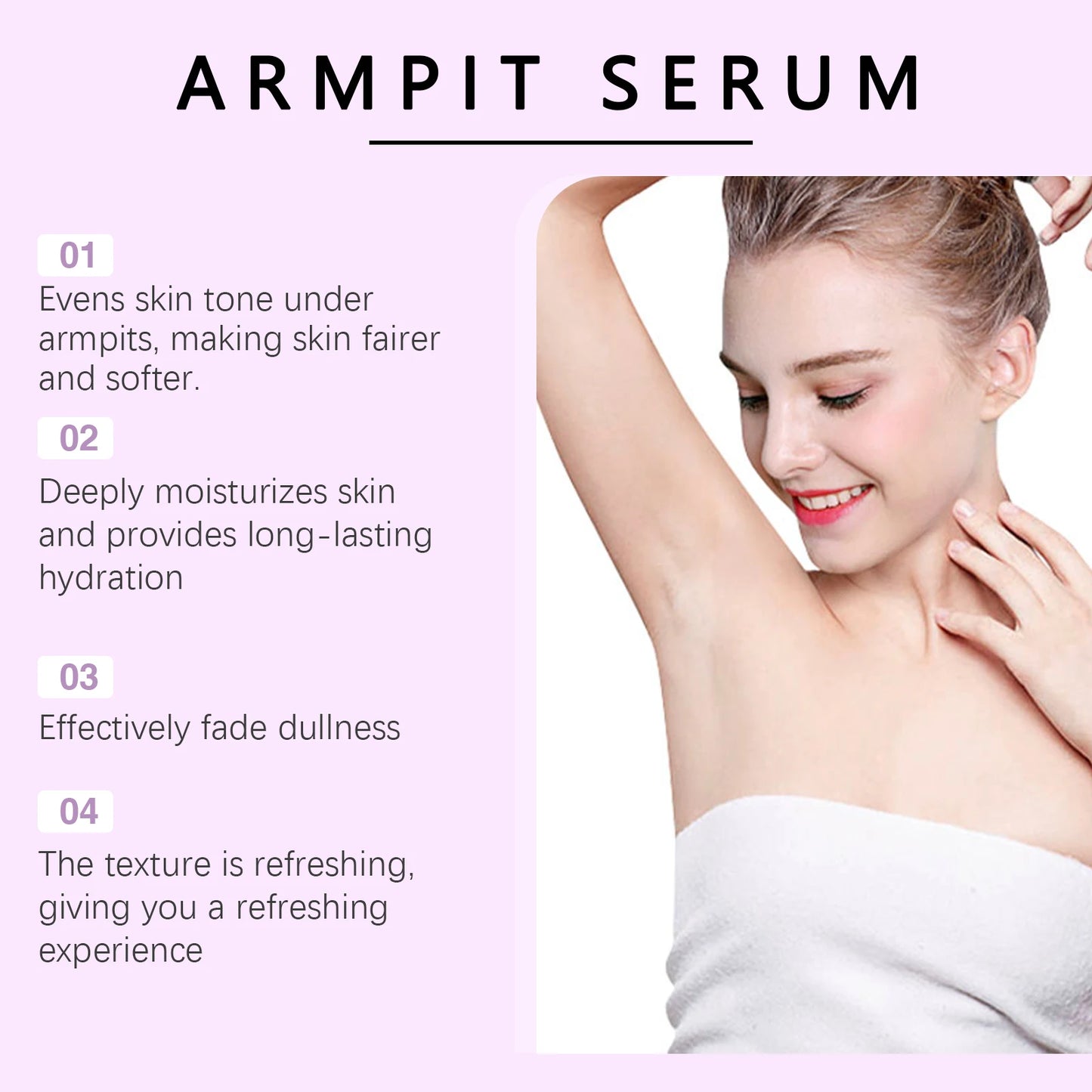 OUHOE Underarm Whitening Serum – Brightening Roll-On, 10ml