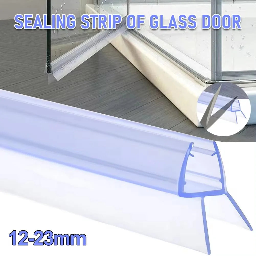 PVC Shower Door Seal Strip | 4-6mm Glass | Waterproof Glue-Free