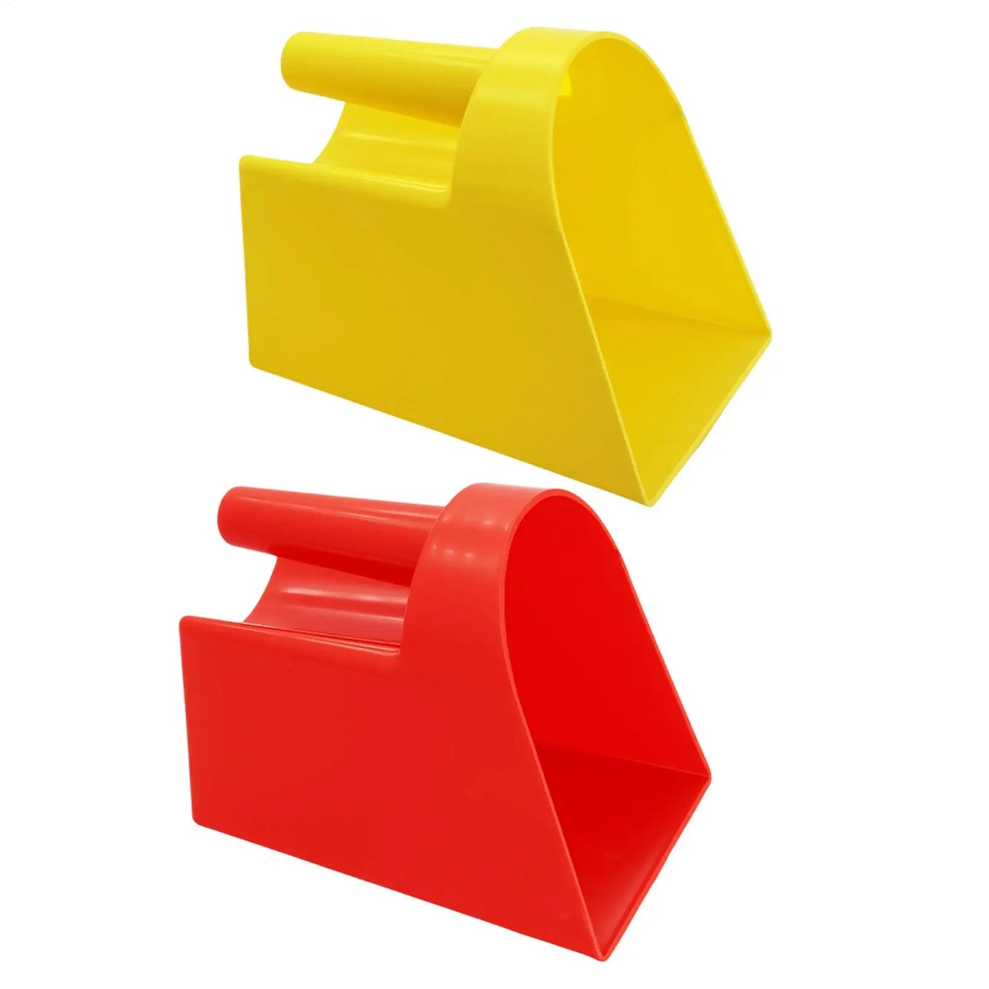 Plastic Feed Scoop – Flat Bottom Food Shovel for Livestock & Pets