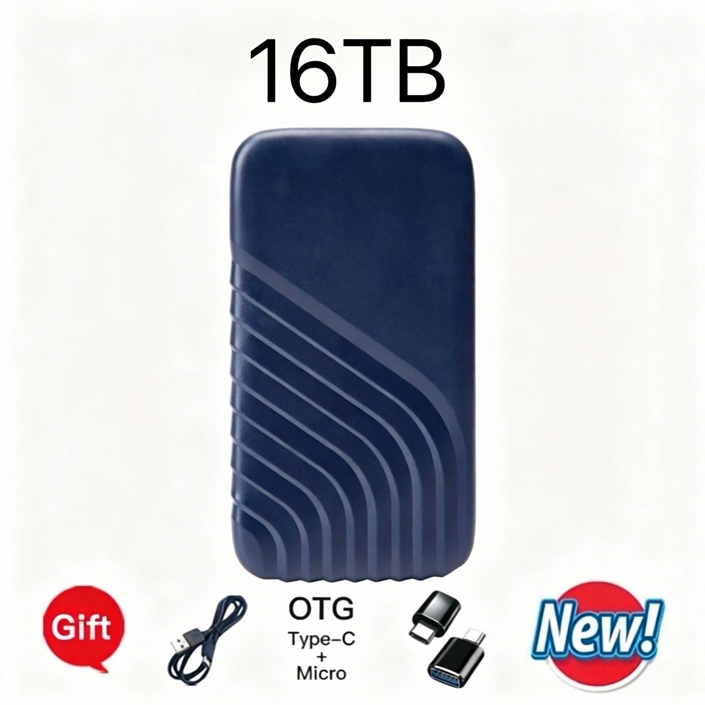 EOENKK USB 3.1 Type-C Portable External Hard Drive | PC & Mac