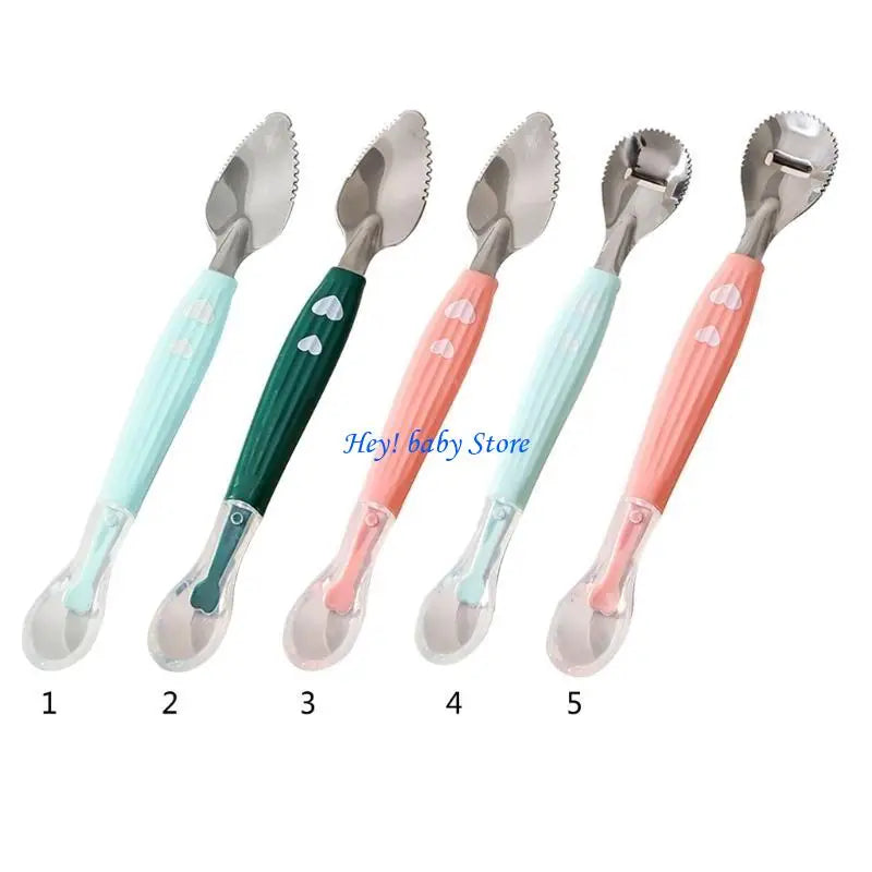 Double-Head Baby Feeding Spoon – BPA-Free Stainless Steel